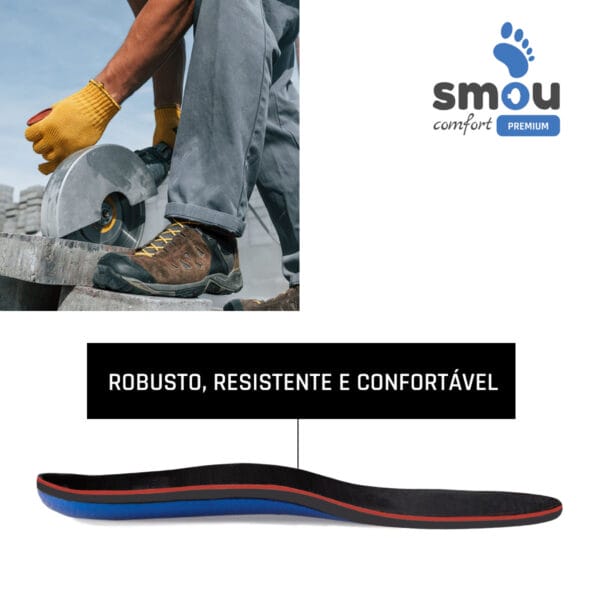 SMOU COMFORT PREMIUM Arch Support Gel and Memory Foam Relief Insoles for Women and Men : Special for Work Boots : Great Support and Cushioning : Heel and Foot Support - Image 6