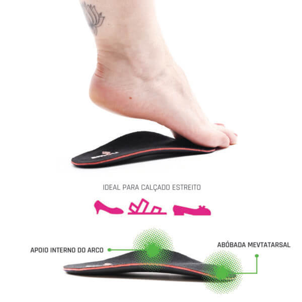 SMOU DAILY Palmilhas de gel para mulher : Sapatos de salto alto, sandálias ou sapatos de trabalho : Palmilhas de espuma viscoelástica confortáveis - Image 3
