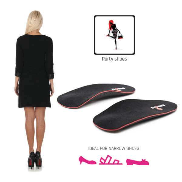 SMOU DAILY Women's Gel Insole : Heeled shoes, sandals or work shoes : Comfortable memory foam Insole - Image 4