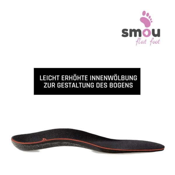 SMOU FLATFOOT Fußeinlegesohlen für Damen und Herren | Orthopädische Einlegesohlen aus Gel und Memory Foam | Unterstützung des Fußgewölbes | Hohe Dämpfung | Unterstützung von Fuß und Bein – Bild 3