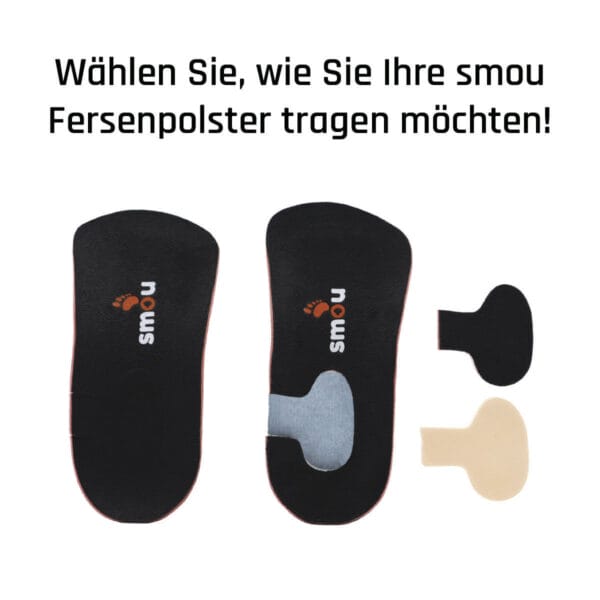 SMOU HEEL Heel Pads für Fersensporn und Plantarfasziitis | Professionelle orthopädische Fußeinlegesohlen für Frauen oder Männer | Behandelt Schmerzen bei Platt- oder Hohlfüßen.
Von Orthopäden patentiert – Bild 5