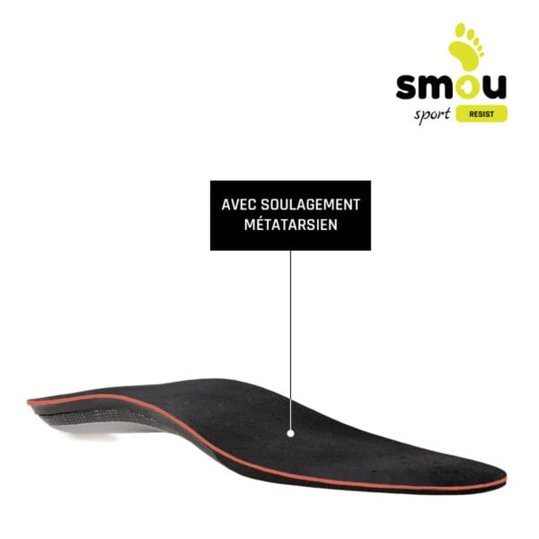 SMOU SPORT RESIST Semelles intérieures en mousse à mémoire de forme pour femmes et hommes | Running-Marathon | Décharge métatarsienne et talon | Soutien de la voûte plantaire | Amortissement | Pour chaussures de sport – Image 4
