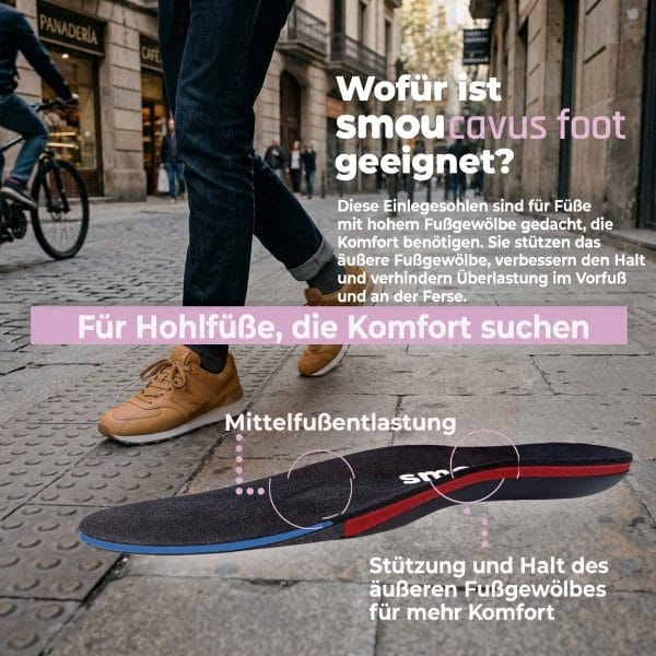 SMOU Cavus Foot · Einlegesohlen für Hohlfüße - 3