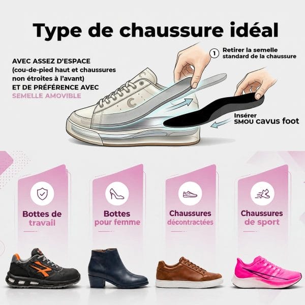 SMOU Cavus Foot · Semelles pour pieds creux - 7