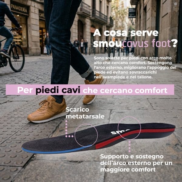 SMOU Cavus Foot · Solette per piede cavo - 3
