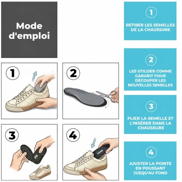 SMOU Comfort · Semelles en gel et mousse à mémoire de forme pour tous les jours - 9