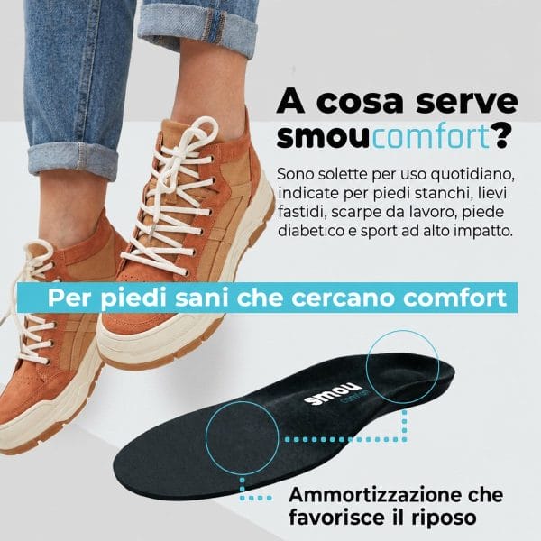 SMOU Comfort · Solette in gel e memory foam per tutti i giorni - 3