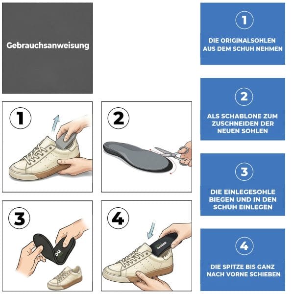 SMOU Comfort Premium · Einlegesohlen für lange Arbeitstage und Arbeitsschuhe - 9