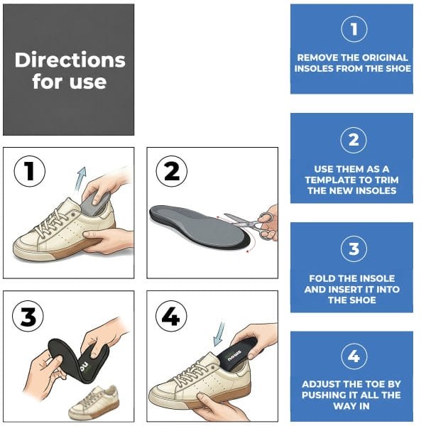 SMOU Comfort Premium · Insoles for long days and work footwear - 9