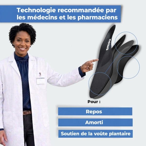 SMOU Comfort Premium · Semelles pour longues journées et chaussures de travail - 5