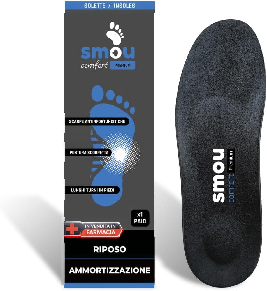 SMOU Comfort Premium · Solette per lunghe giornate e calzature da lavoro