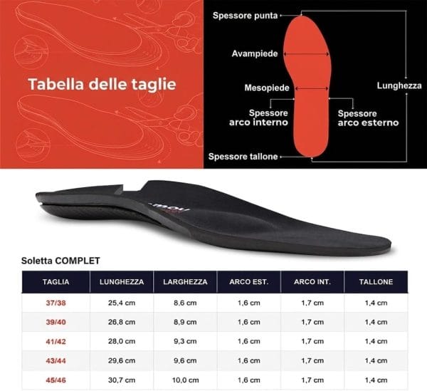 SMOU Complet · Solette per fascite plantare, sperone calcaneare e metatarsalgia - 13