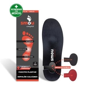 SMOU Complet, plantillas para fascitis plantar y espolón calcáneo (1)
