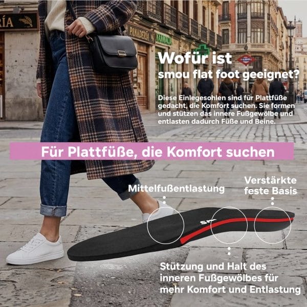 SMOU Flat Foot · Einlegesohlen für Plattfüße - 3