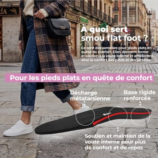 SMOU Flat Foot · Semelles pour pieds plats - 3