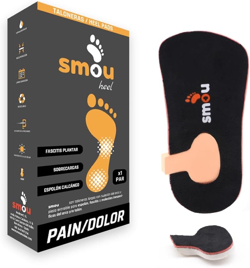 SMOU Heel · Heel pads for plantar fasciitis and heel spurs