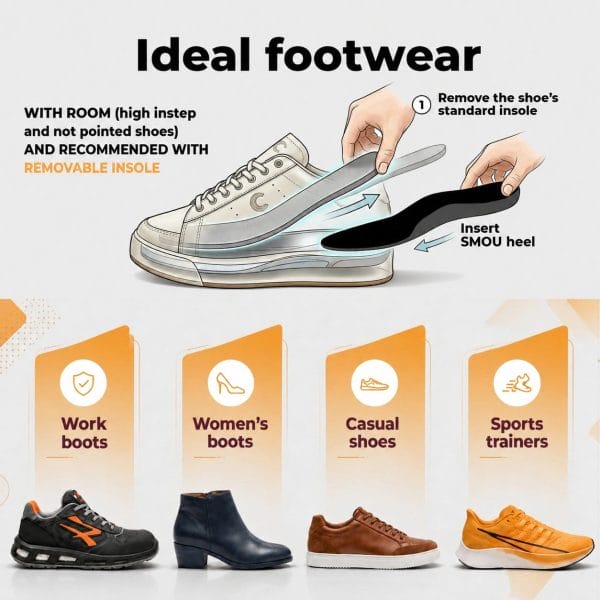 SMOU Heel · Heel pads for plantar fasciitis and heel spurs - 9