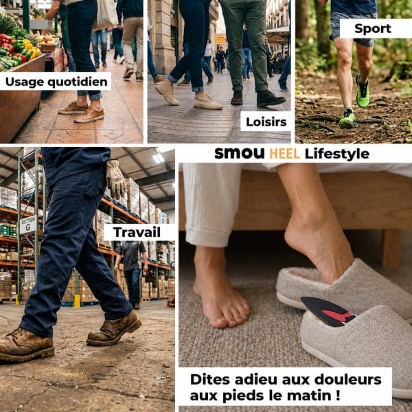 SMOU Heel · Talonnettes pour fasciite plantaire et épine calcanéenne - 10