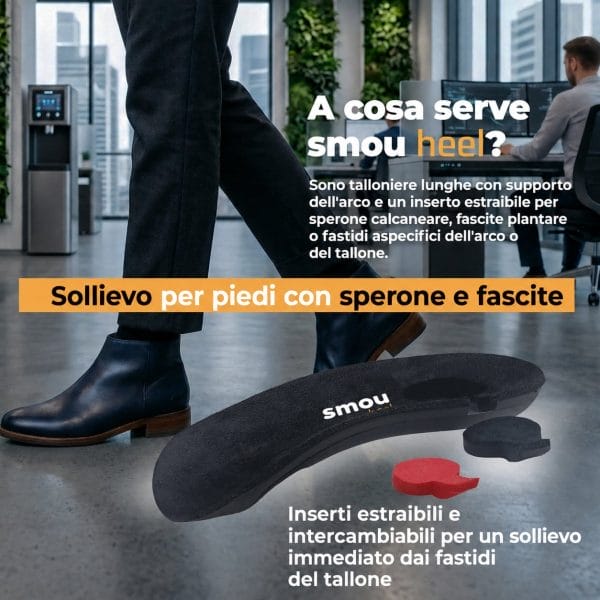 SMOU Heel · Talloniere per fascite plantare e sperone calcaneare - 3