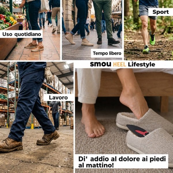 SMOU Heel · Talloniere per fascite plantare e sperone calcaneare - 8