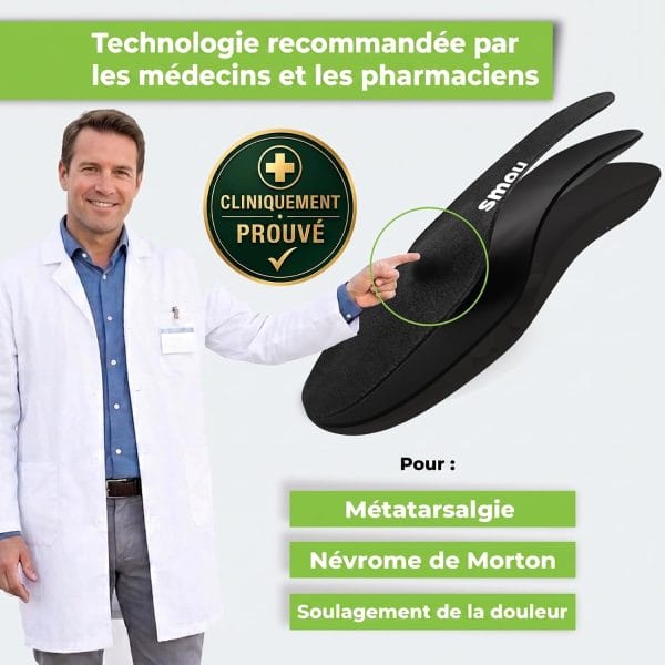 SMOU Meta · Semelles avec barre métatarsienne pour la métatarsalgie - 8