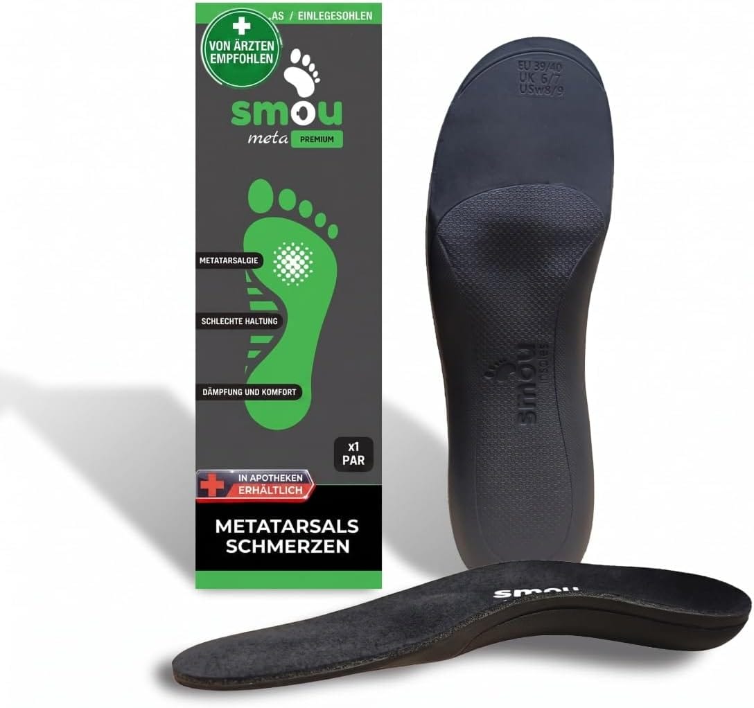 SMOU Meta Premium · Einlegesohlen bei Metatarsalgie mit Fußgewölbestütze