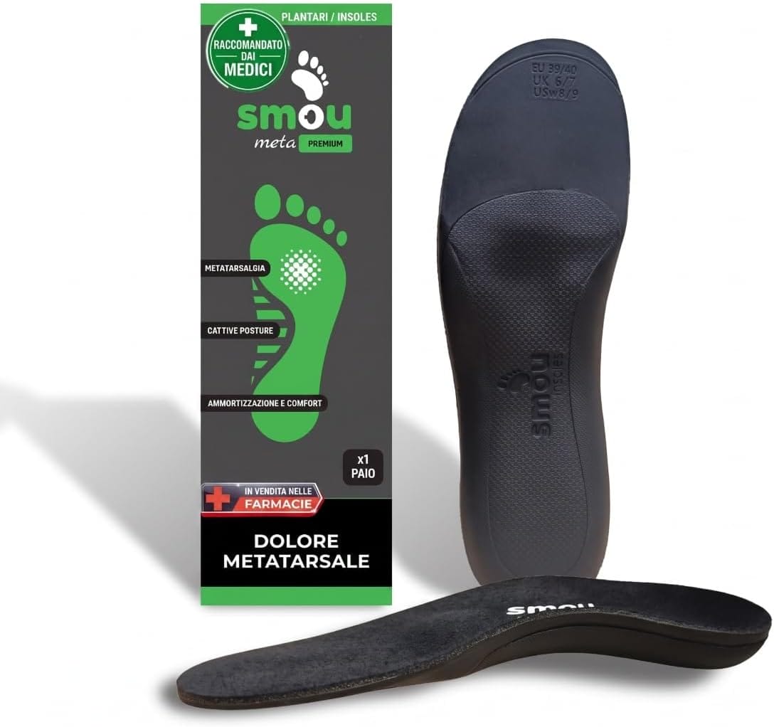 SMOU Meta Premium · Solette per metatarsalgia con supporto dell'arco plantare